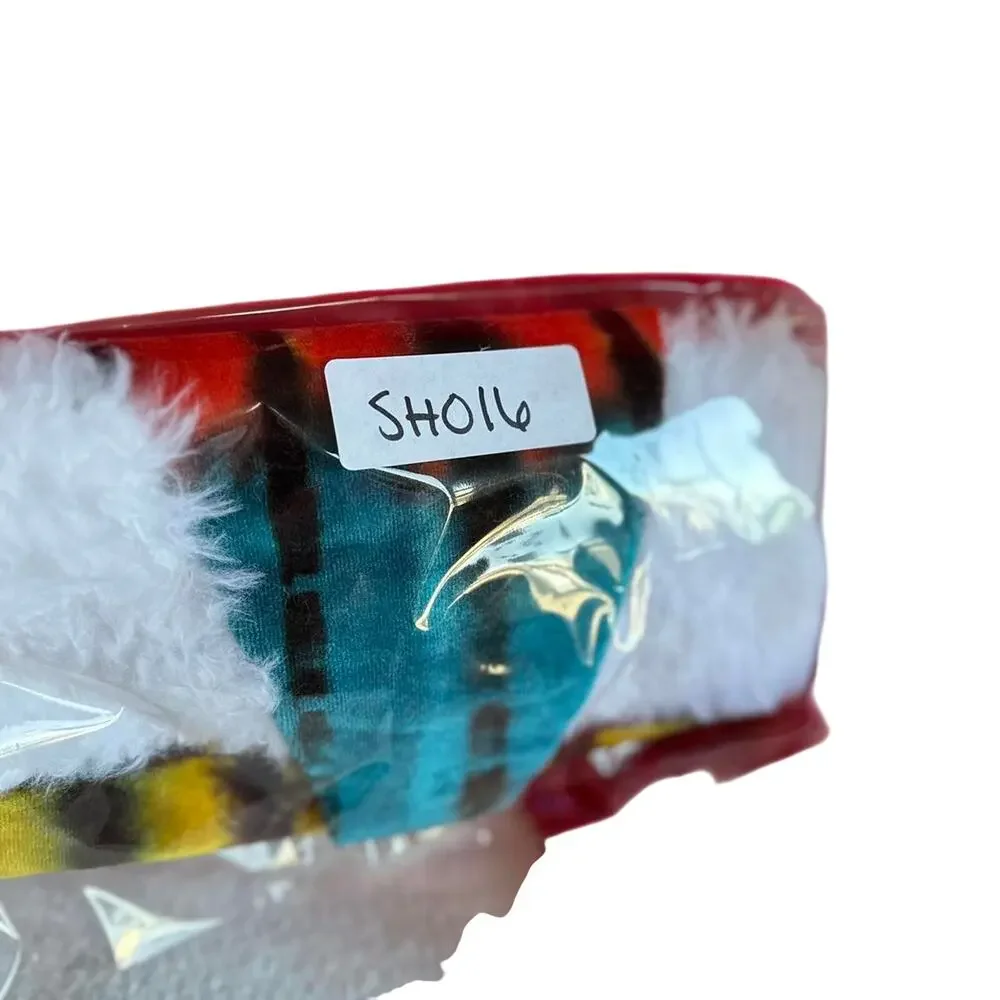 Unisex Santa Hat One Size Handmade Tie Dye Hippie Christmas Fun Holiday NEW NWT